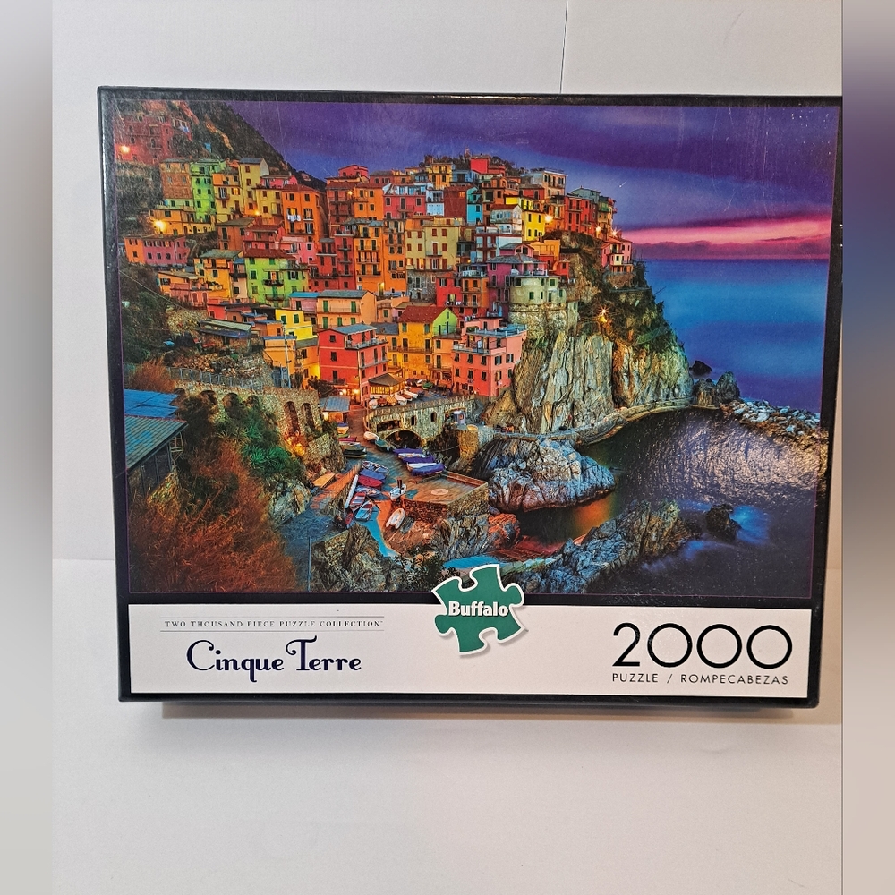 Buffalo Games Cinque Terre Italy 2000 Piece Jigsaw Puzzle Brand New Sealed